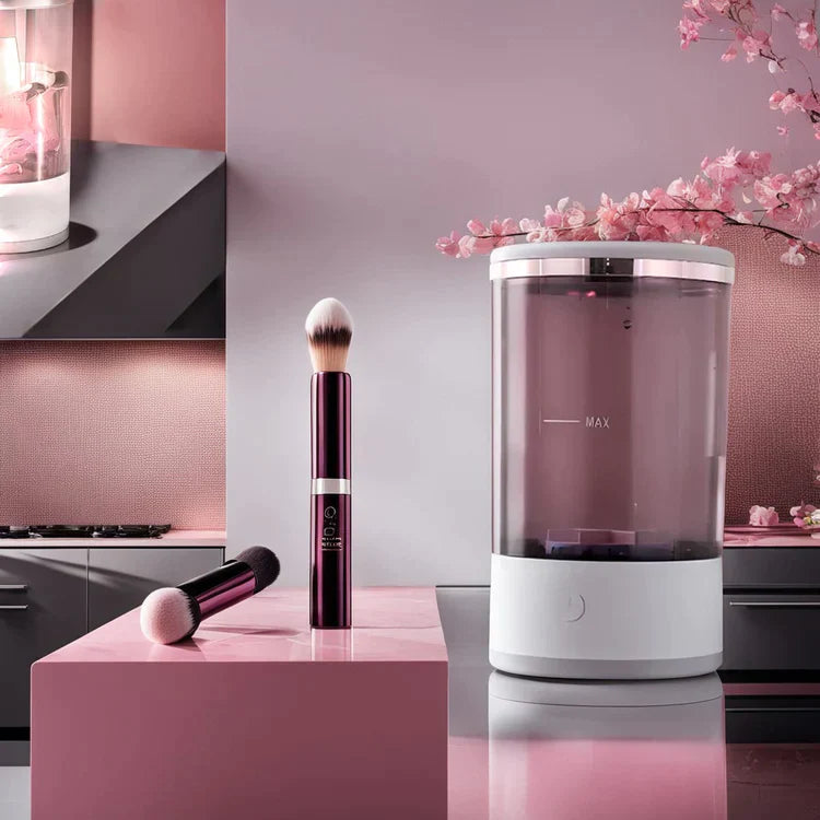 Nettoyeur automatique de pinceaux de maquillage