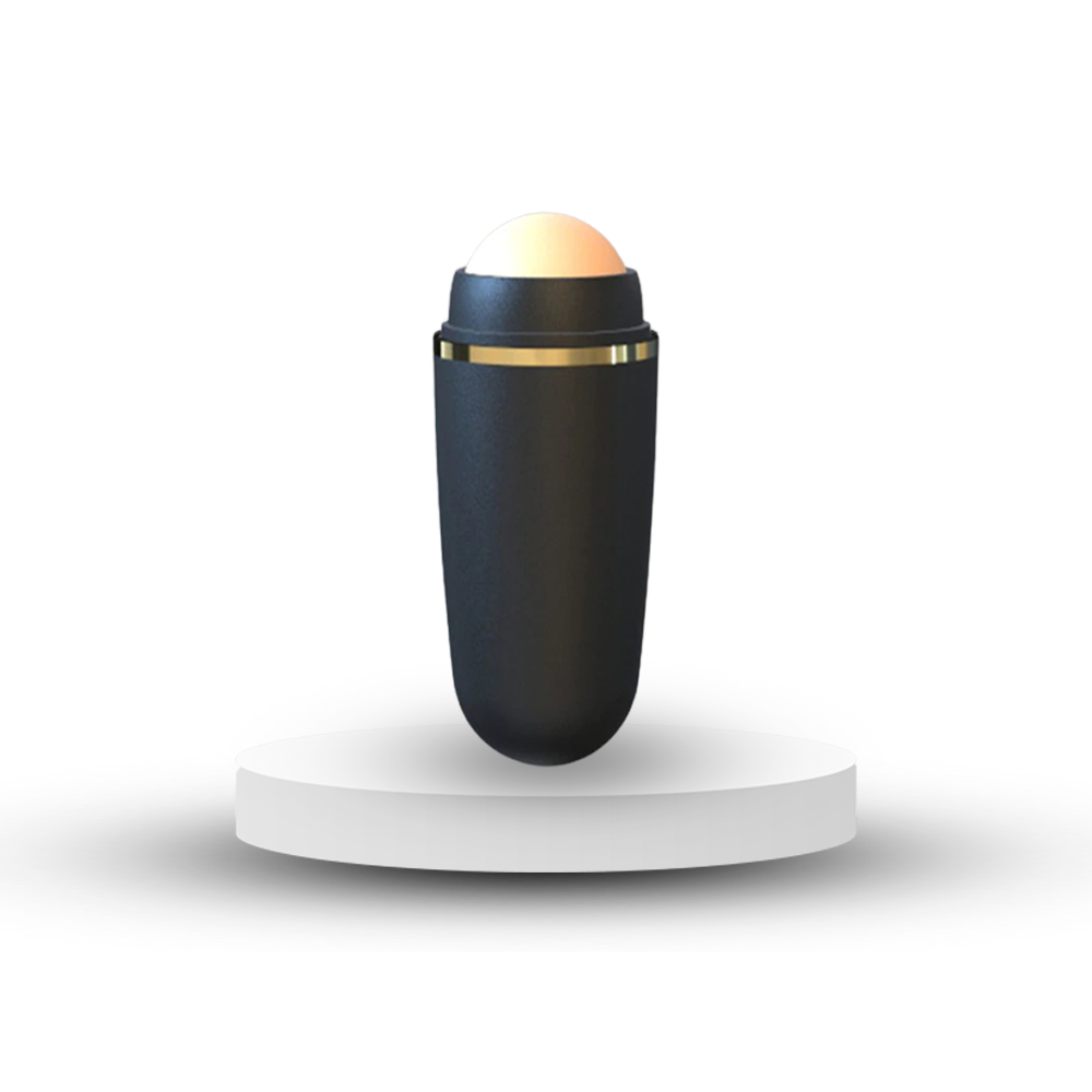 VOLCANIC STONE ROLLER FOR ABSORBING FACIAL SEBUM