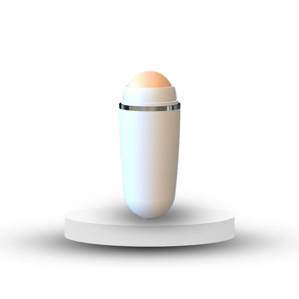VOLCANIC STONE ROLLER FOR ABSORBING FACIAL SEBUM